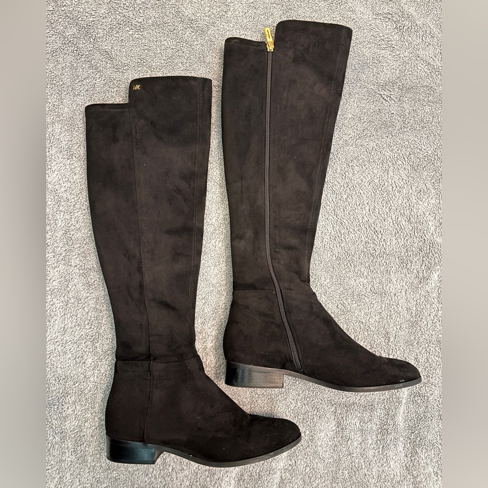 Michael Kors Black Suede Over-The-Knee Boots | Size 7 Women’s